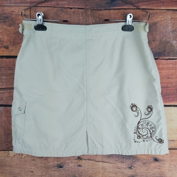 🍄3/50$🍄 Horny Toad coton blend ajustable waist skirt size 8 - Picture 4 of 7